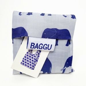 Baby BAGGU Standard Reusable Bag - Elephant - Rare Sold Out - Small Tote Bag